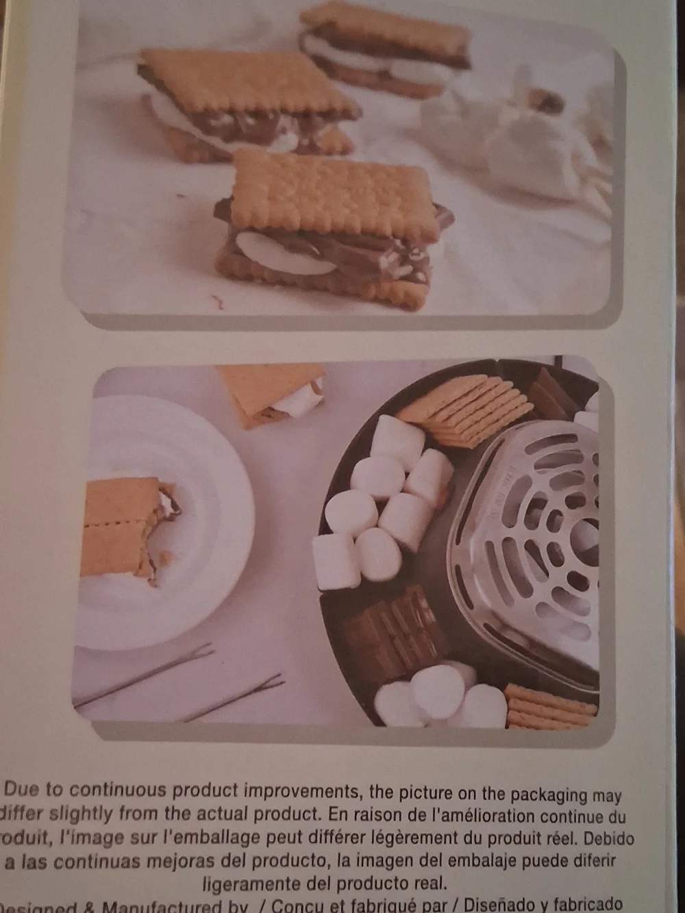 Nostalgia Black and Silver Electric S'mores Maker